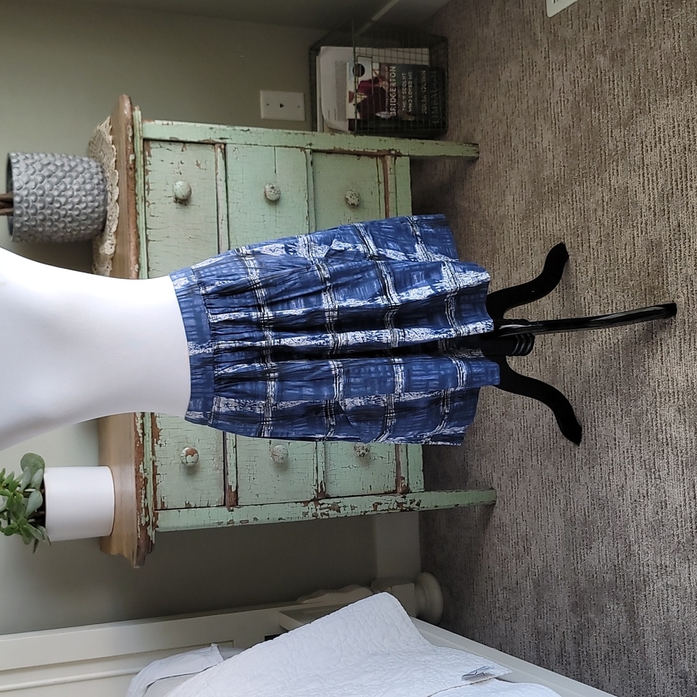Blue skirt